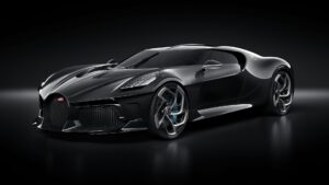 bugatti la voiture noire top speed