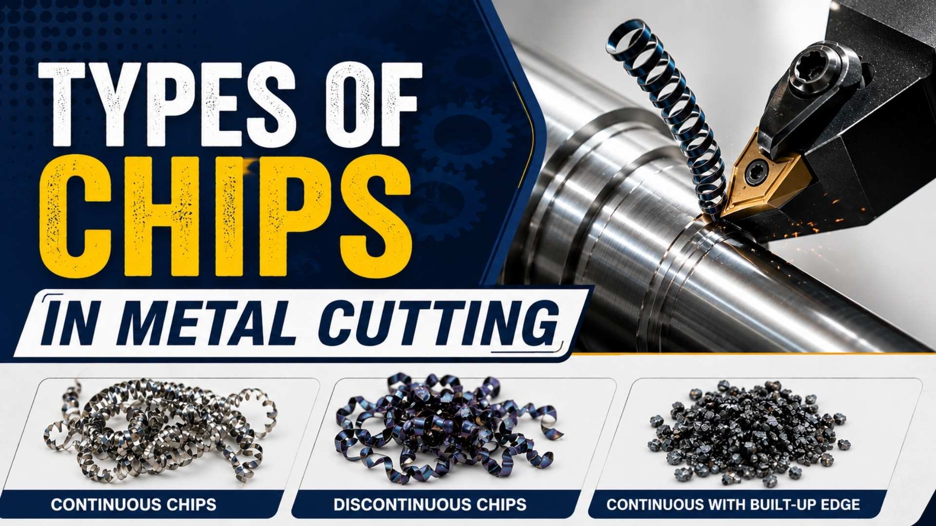 types of chips in metal cutting