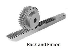 Rack and Pinion Gear - Mechanical Booster