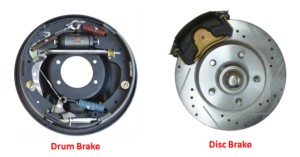 drum brakes vs disc brakes