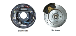 drum brakes vs disc brakes