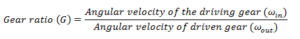 gear ratio formula 3