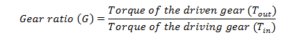 gear ratio formula 4
