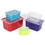 plastic boxes