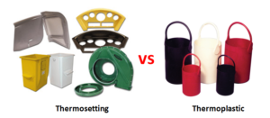 Difference between thermosetting and thermoplastic