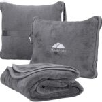 BlueHills Premium Soft Travel Blanket Pillow