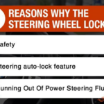 Reasons why the steering wheel locks up