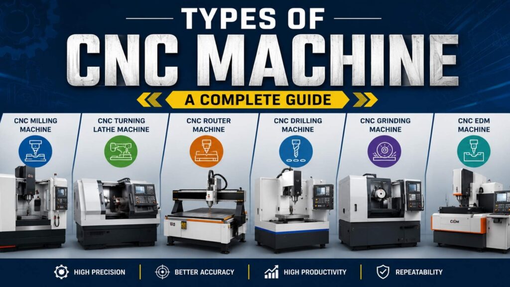 Types of cnc machines guide