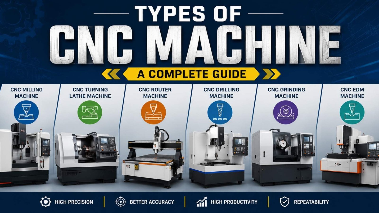 Types of cnc machines guide