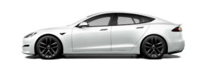 Tesla Model S white color