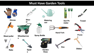 Must have Garden Tools Names with pictures