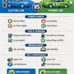 Difference Between an Electric Car and a Hybrid Car