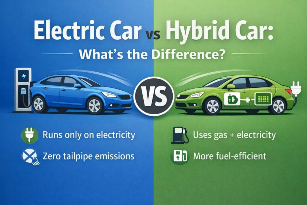 electric car vs hybrid car
