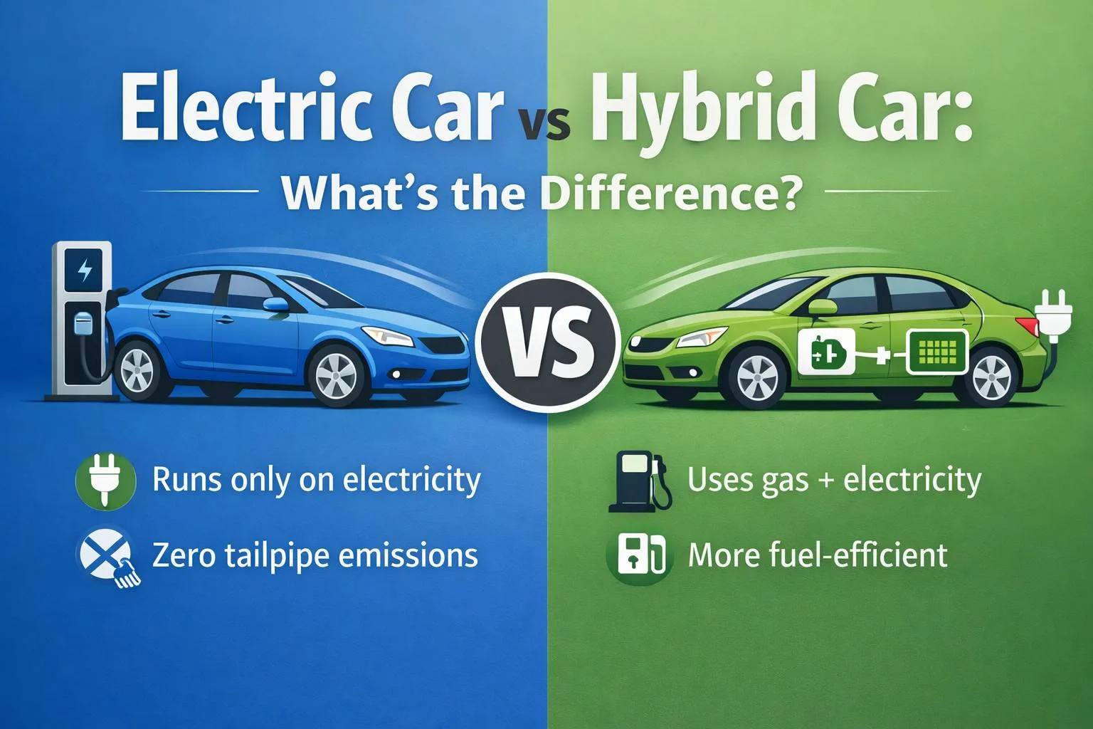 electric car vs hybrid car