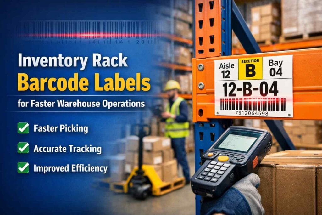 Streamlining Warehouse Efficiency with Inventory Rack Barcode Labels