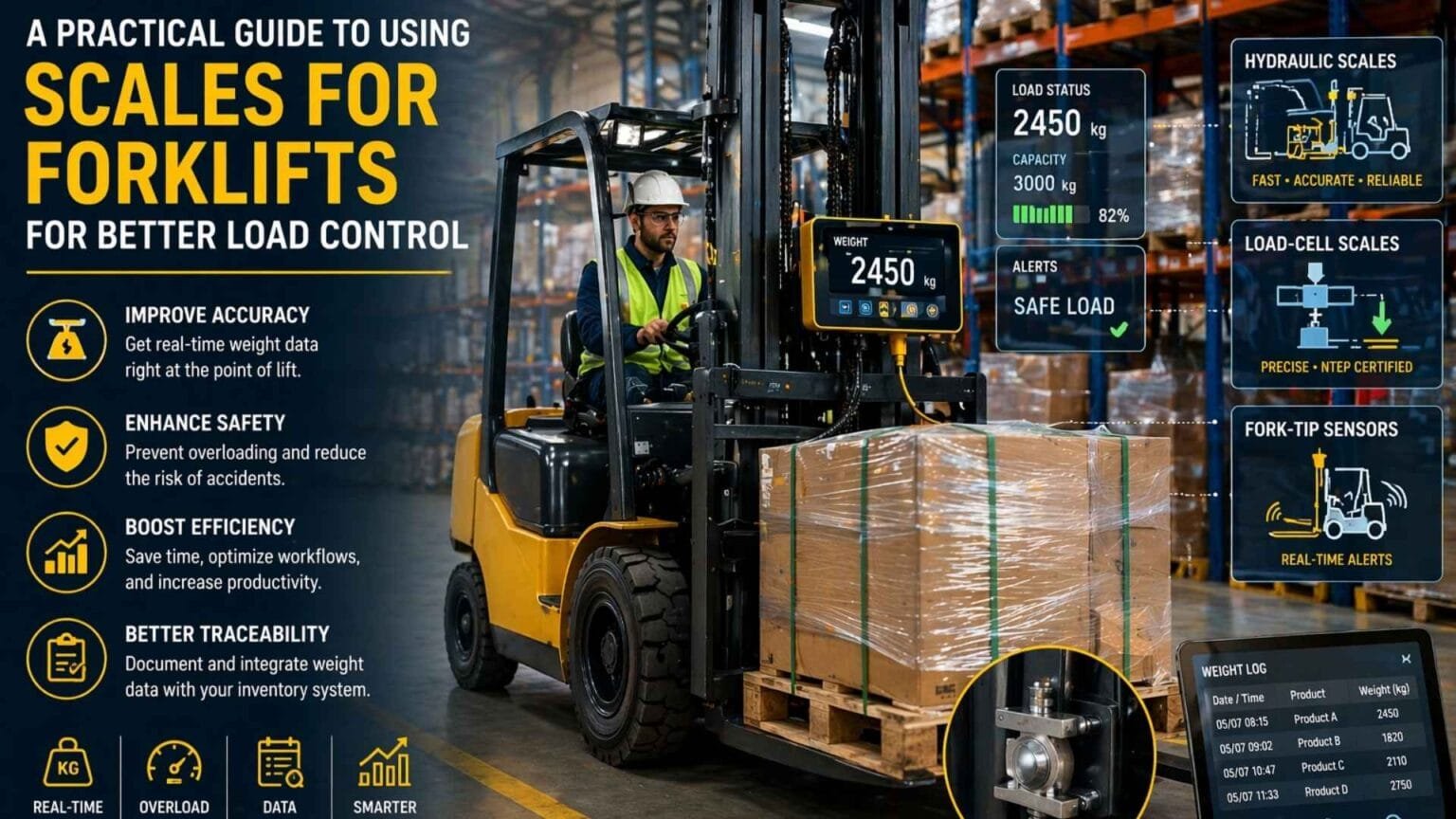 Forklift Scales: Improve Load Control, Safety & Accuracy