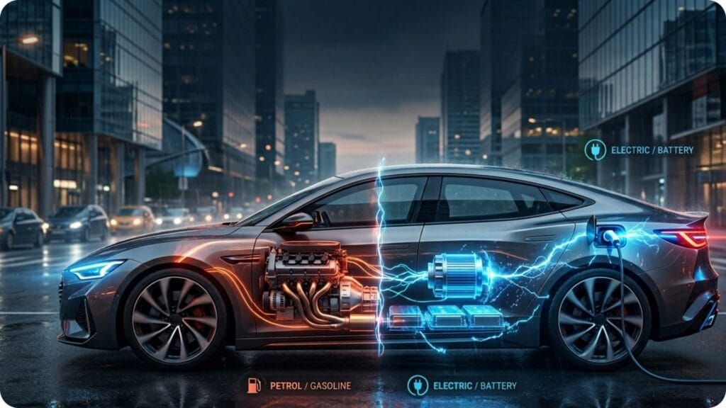 What is a hybrid car