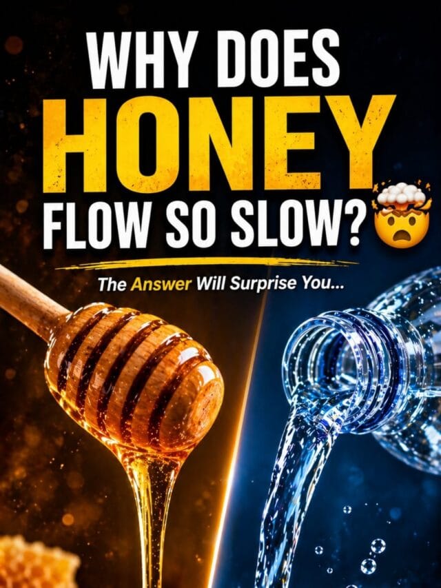 Why Does Honey Flow So Slow Compared to Water?