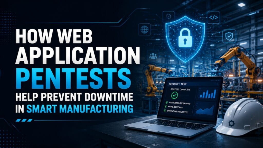  How Web Application Pentests Help Prevent Downtime in Smart Manufacturing