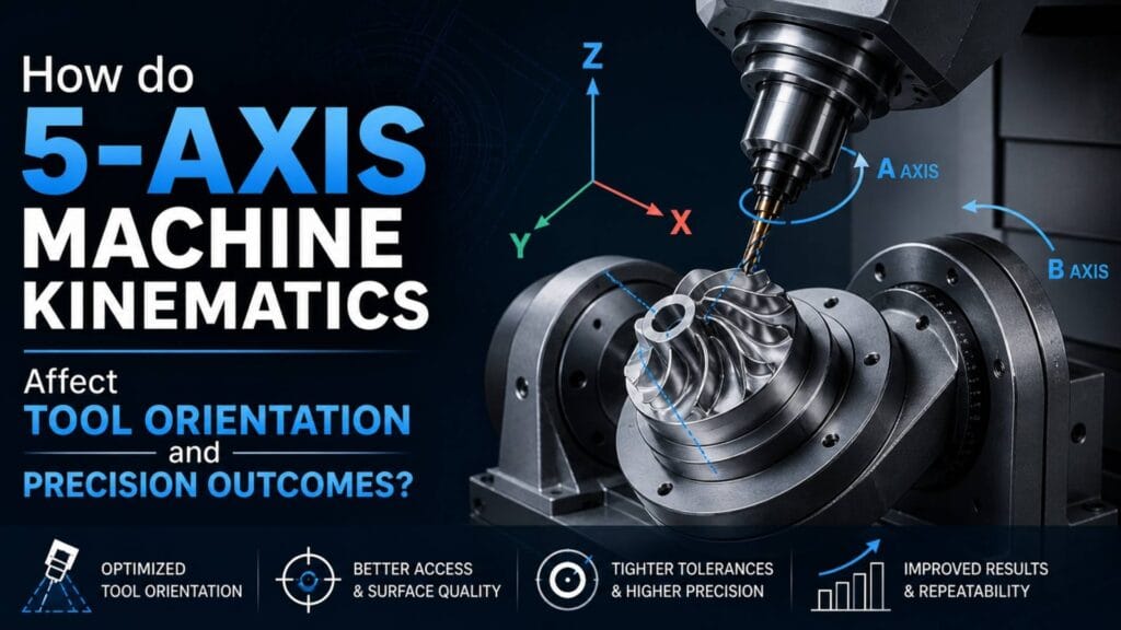 How do 5-Axis Machine Kinematics Affect Tool Orientation and Precision Outcomes