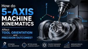 How do 5-Axis Machine Kinematics Affect Tool Orientation and Precision Outcomes
