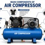 Main components of air compressor