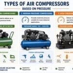 Types of air compressor based on pressure
