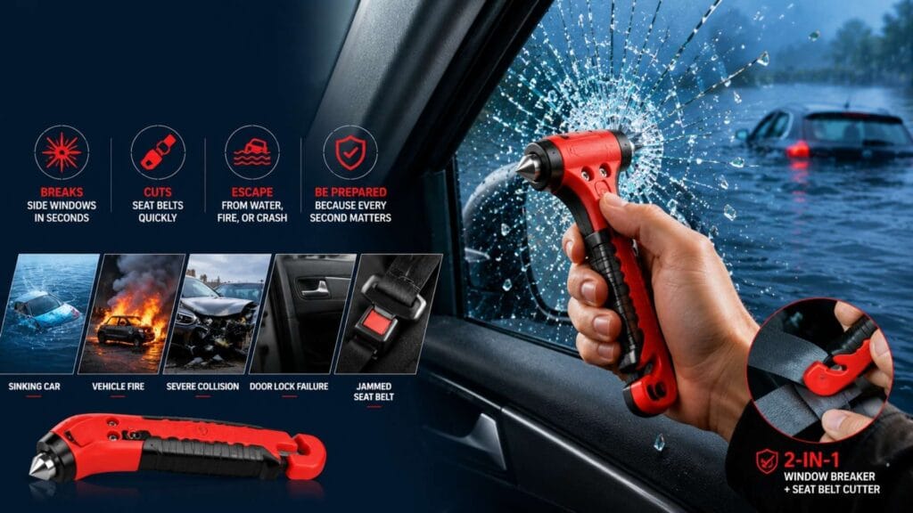 Why You Need a Window Breaker Tool for Your Car