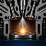 spark plug igniting fuel