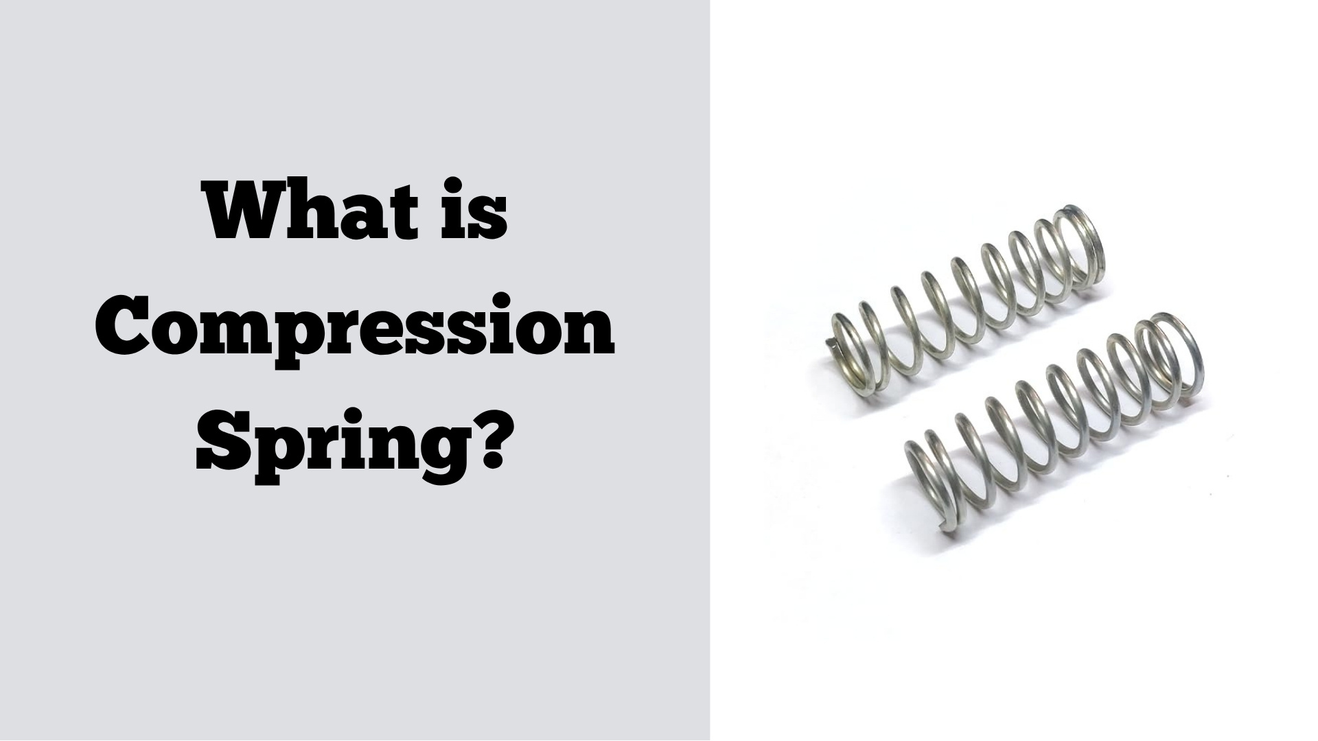 what is compression spring