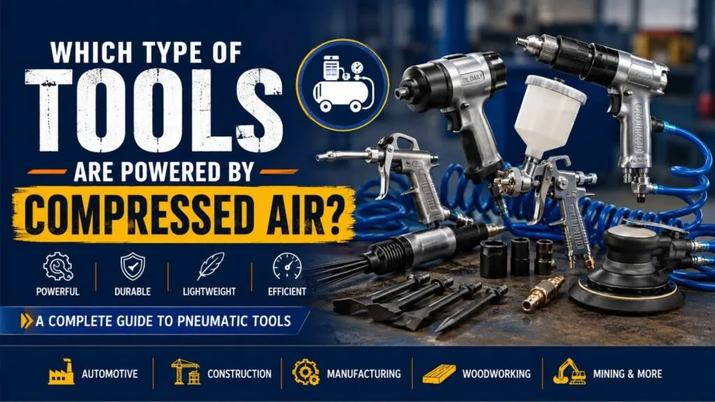 Which Type of Tools Are Powered by Compressed Air