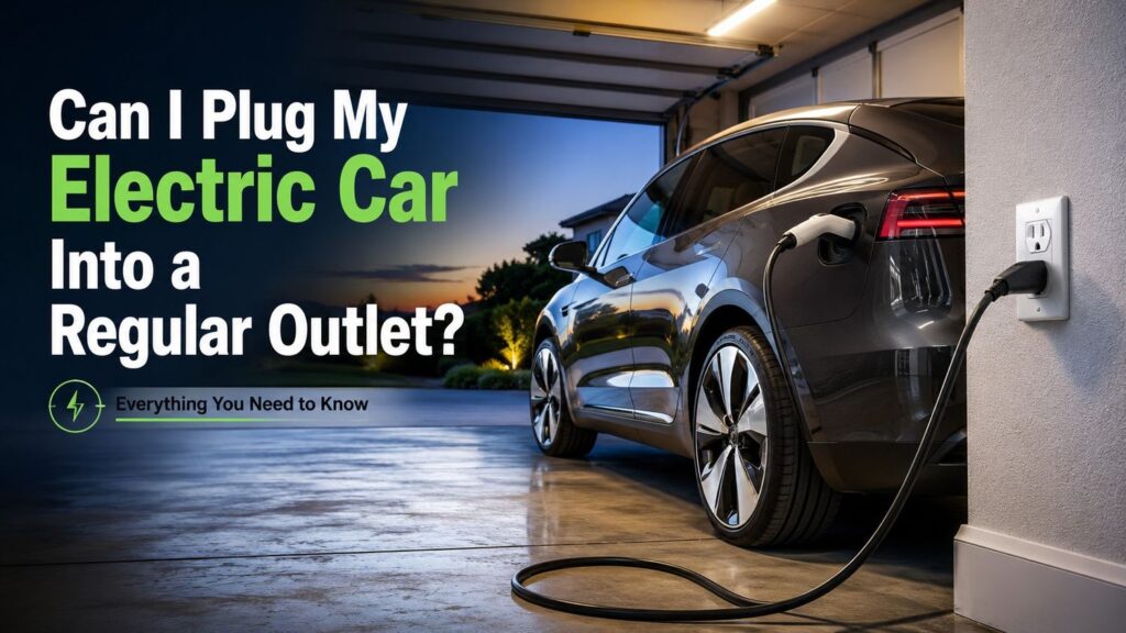 Can I Plug My Electric Car Into a Regular Outlet