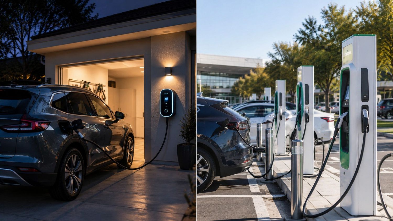 Home Charging vs. Public Charging
