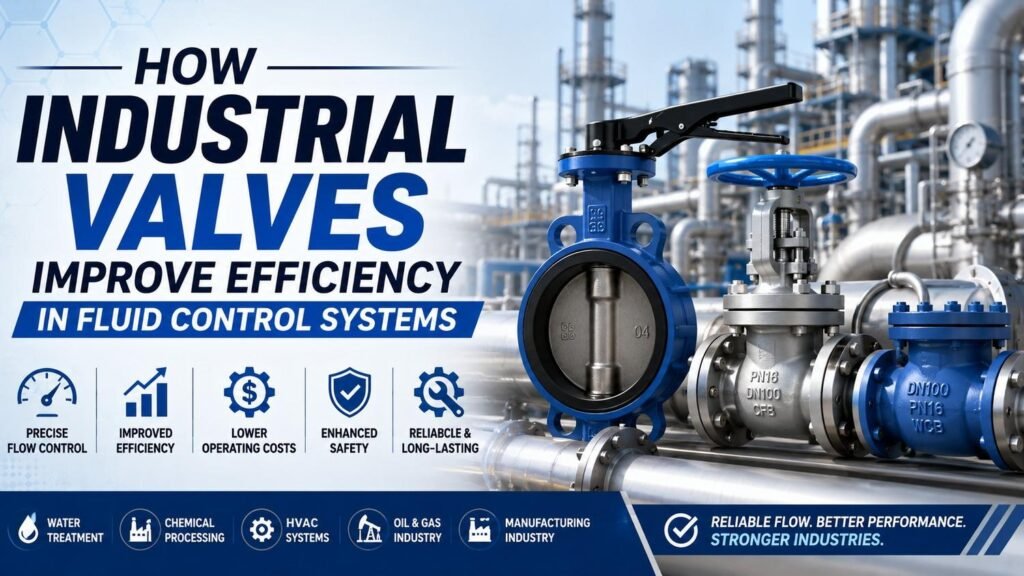 How Industrial Valves Improve Efficiency in Fluid Control Systems