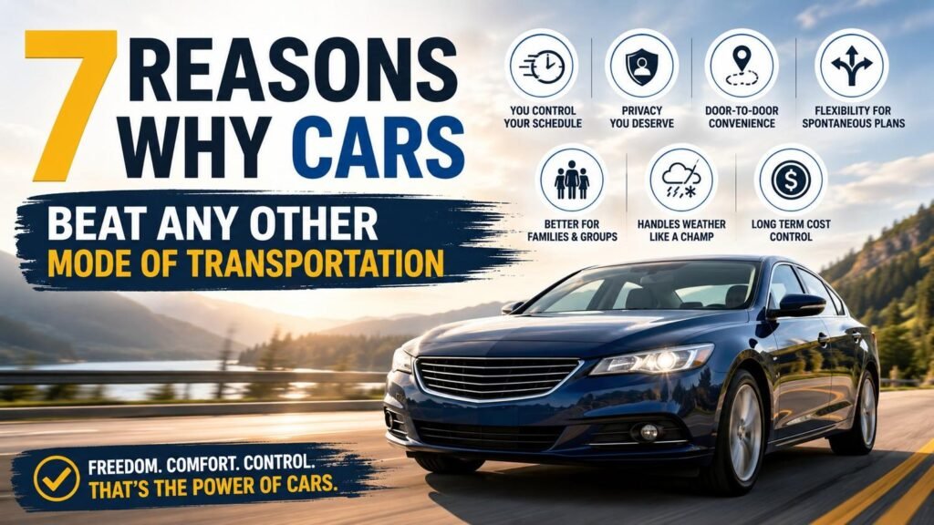 Reasons Why Cars Beat Any Other Mode of Transportation