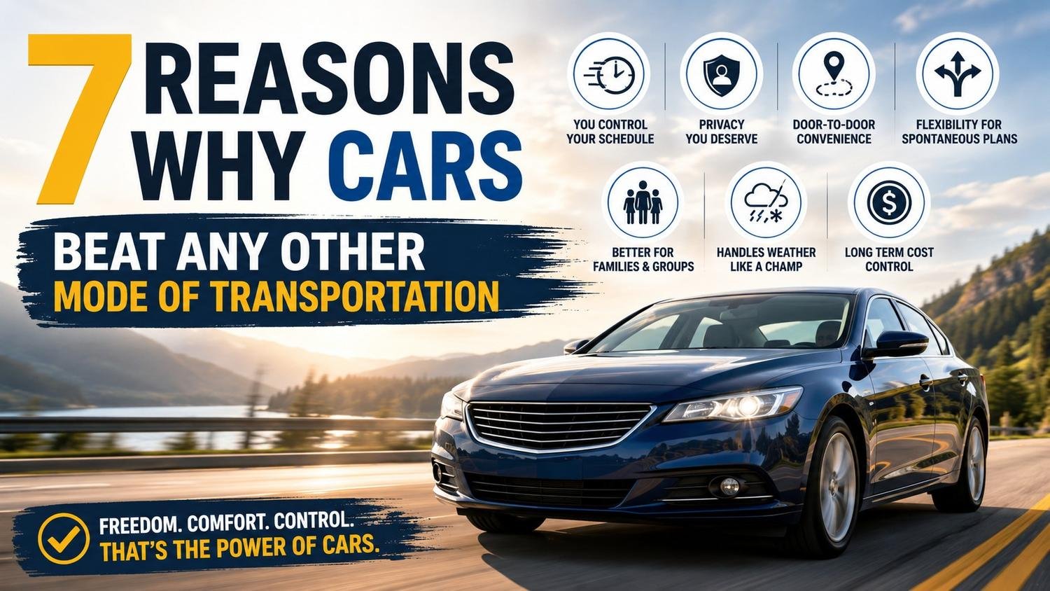 Reasons Why Cars Beat Any Other Mode of Transportation